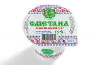 Сметана 15% 200гр. "Мокшанская" классическая