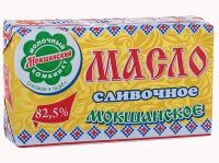 Масло "Мокшанское" 82,5% сладко-сливочное несолёное 185гр. 