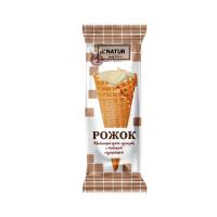 Десерт Рожок вафельный молочный крем-десерт сгущенка eL NATUR 40г