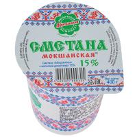 Сметана 15% 400гр.  "Мокшанская" классическая
