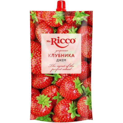 Джем Mr.Ricco КЛУБНИКА дой-пак 300гр 