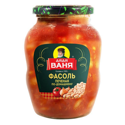 Фасоль печеная "Дядя Ваня" по-домашнему 370гр