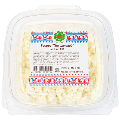 Творог - 9%  280гр. "Мокшанский"