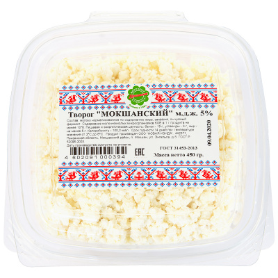 Творог - 5%  450гр. "Мокшанский"